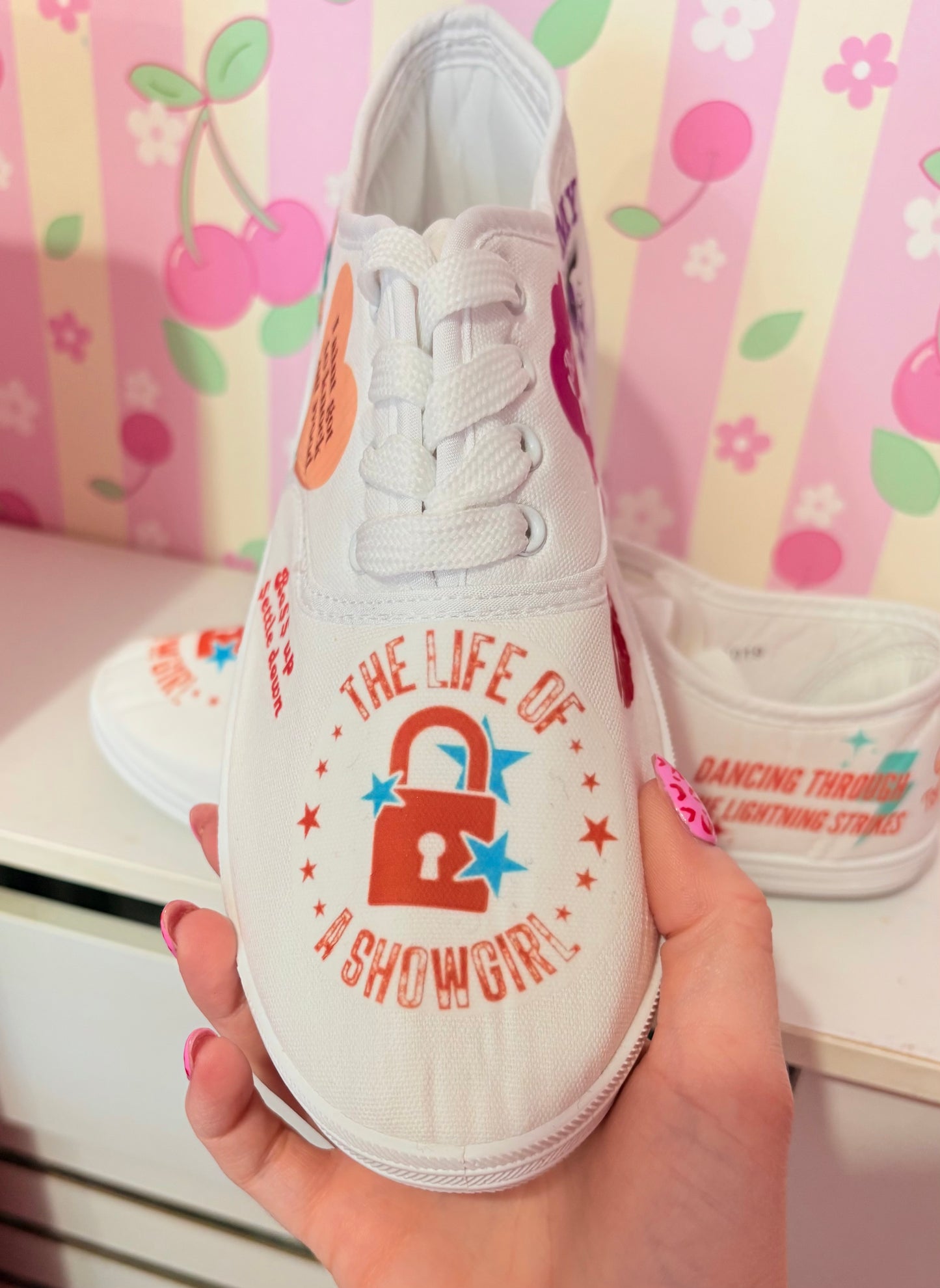 Taylor Swift canvas shoes