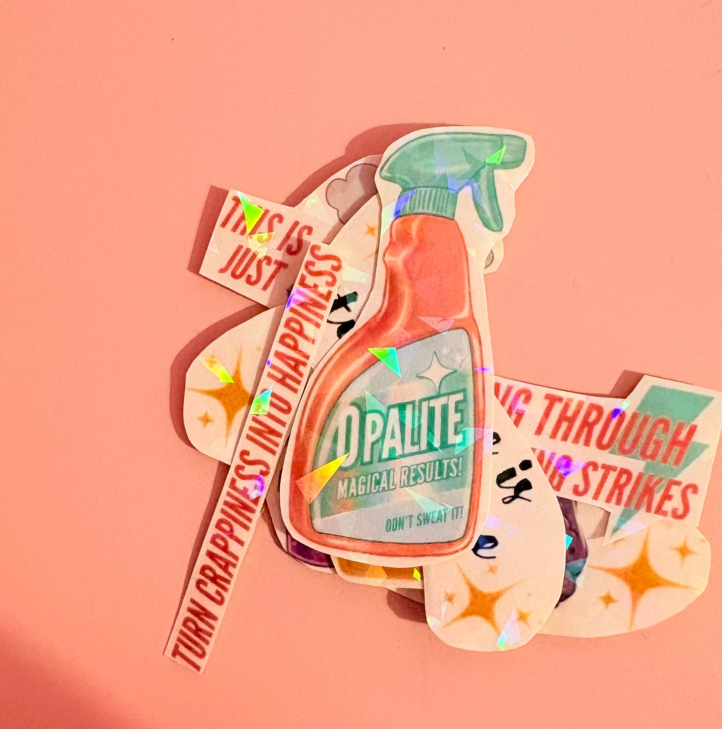 Opalite sticker set