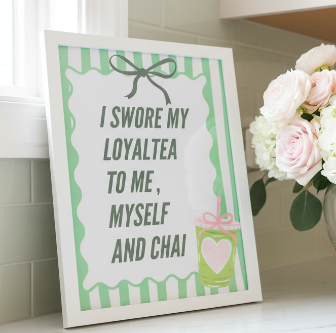 Taylor inspired loyaltea print