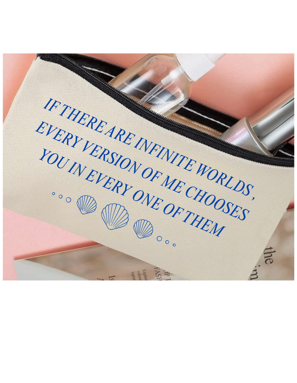 The summer I turned pretty makeup bag