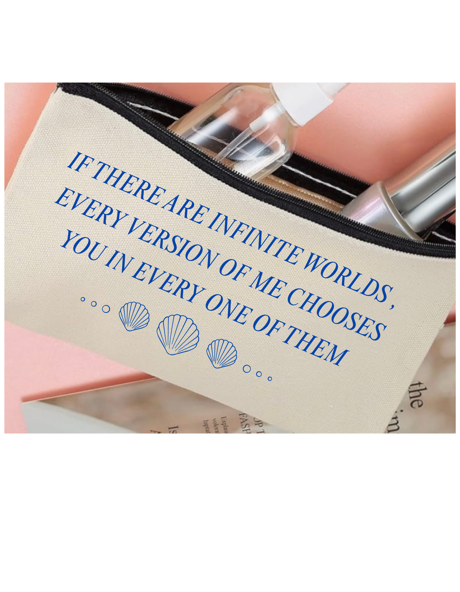 The summer I turned pretty makeup bag