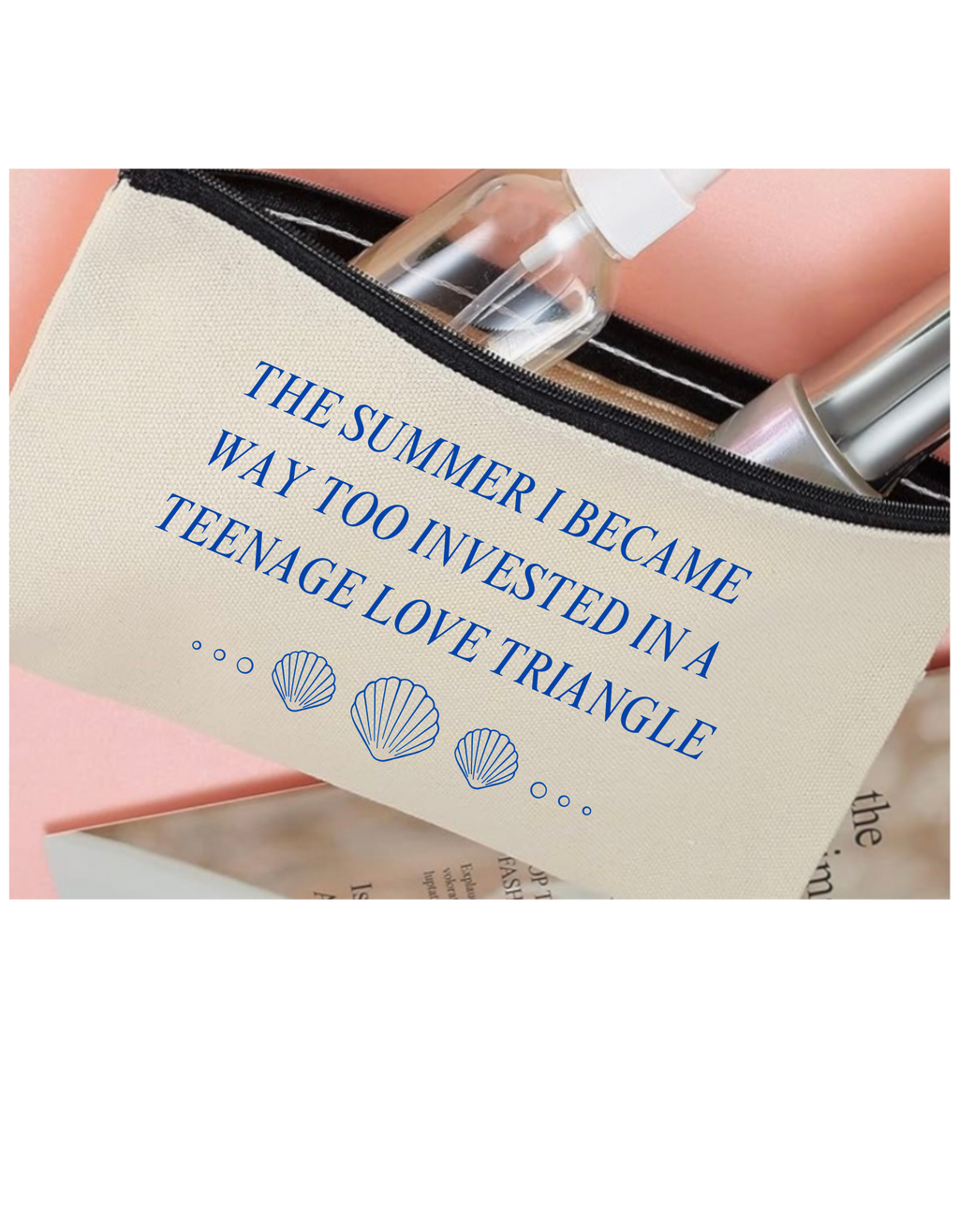 The summer I turned pretty makeup bag