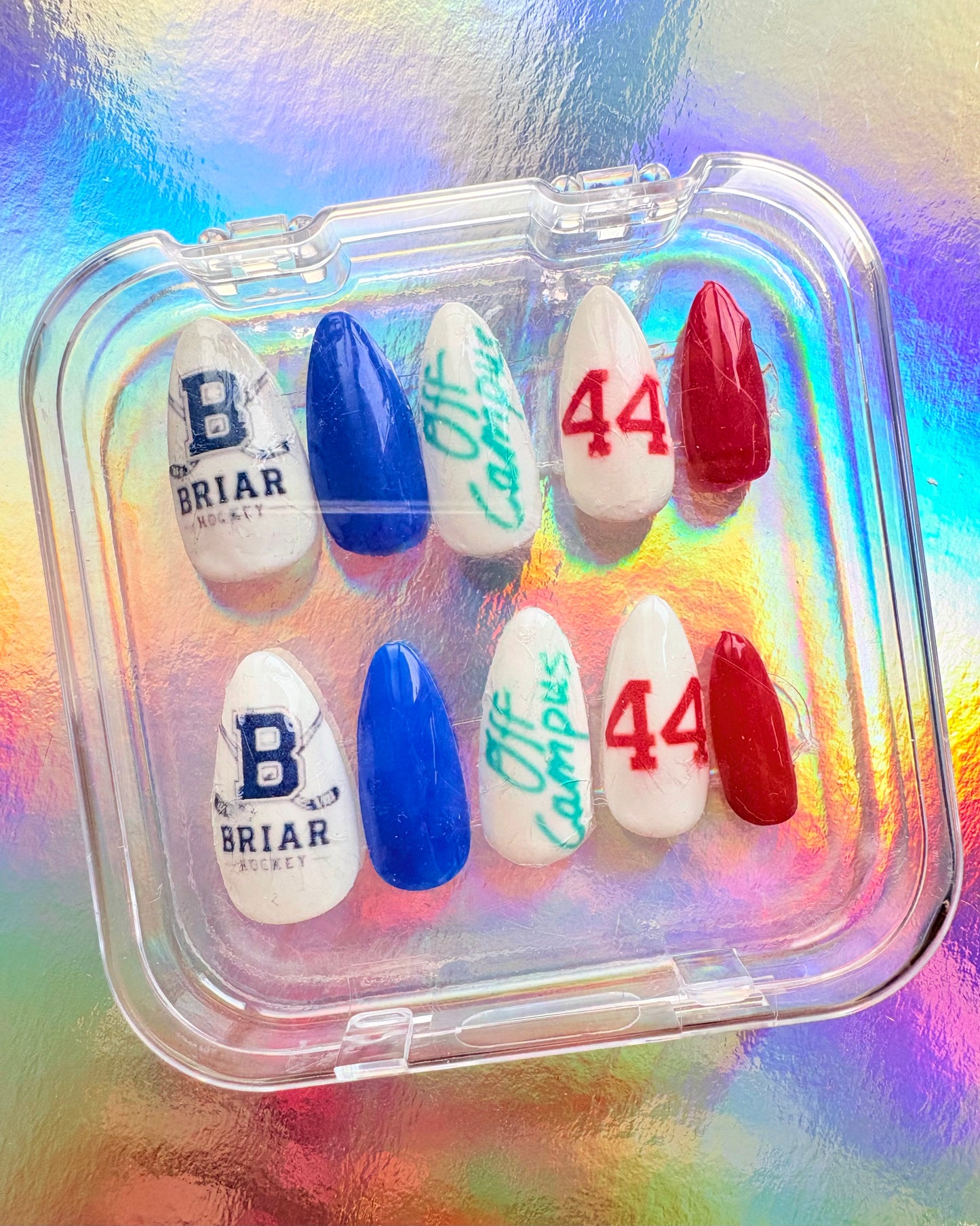 Stick on gel nails