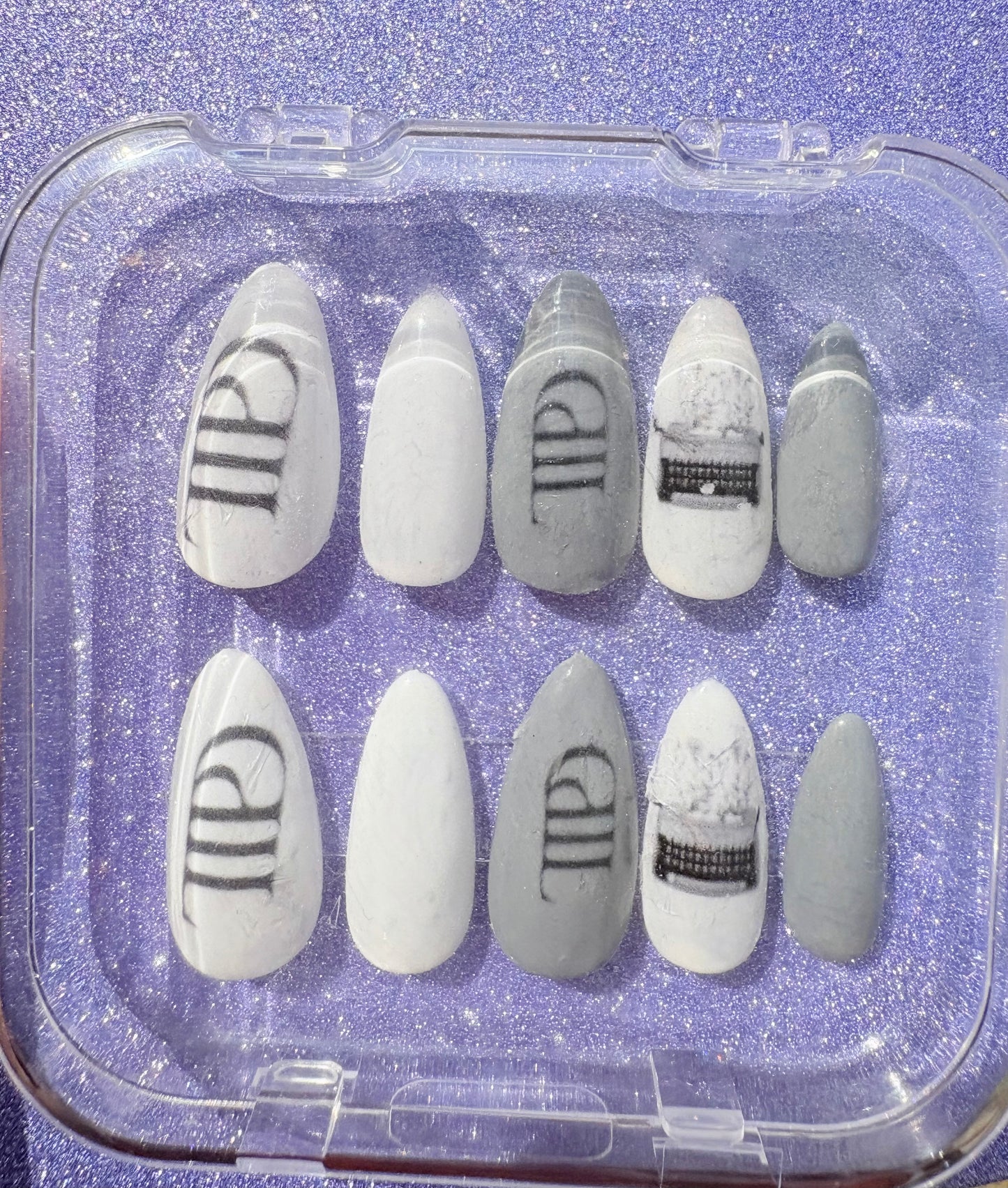 Stick on gel nails