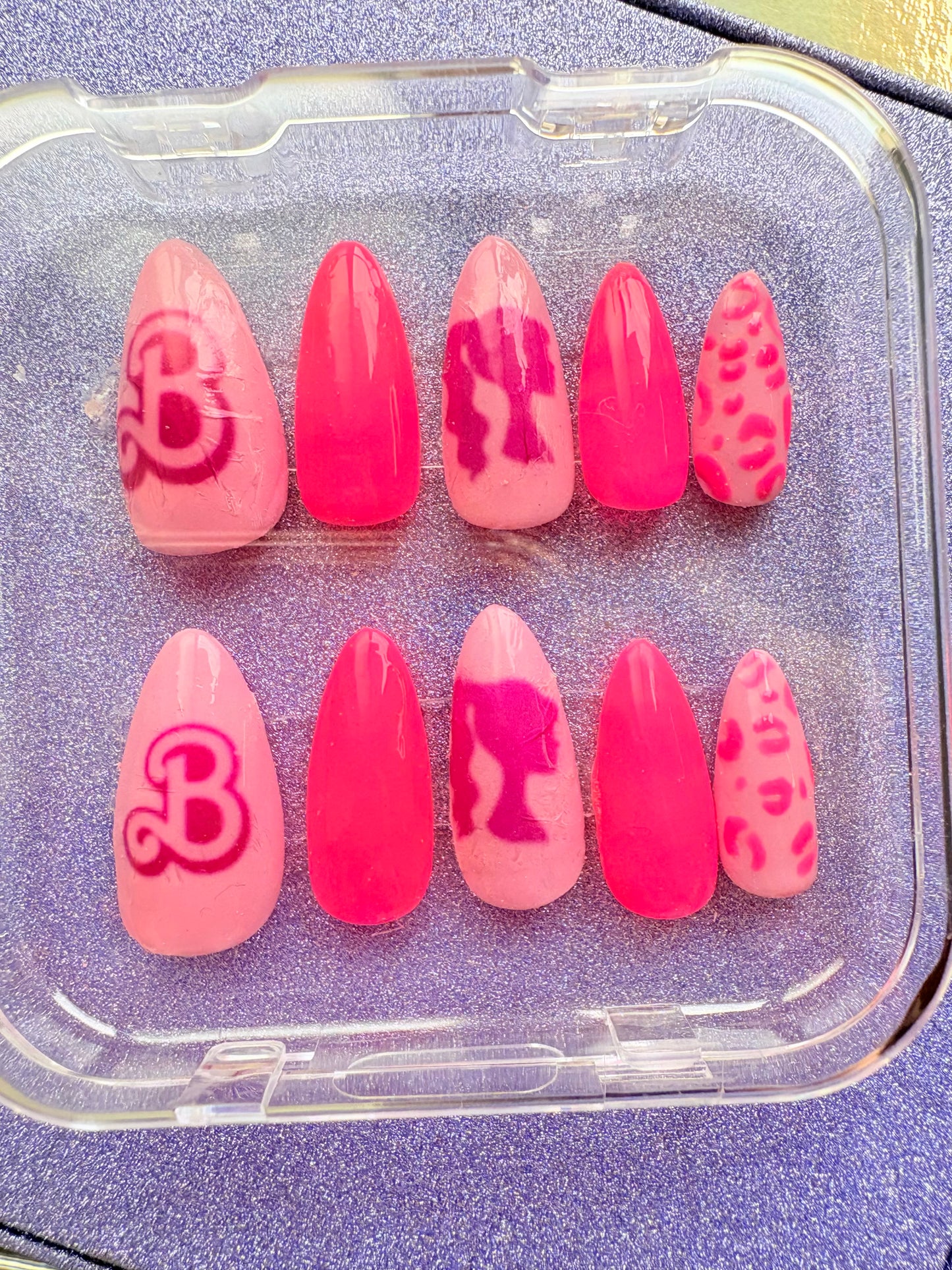 Stick on gel nails