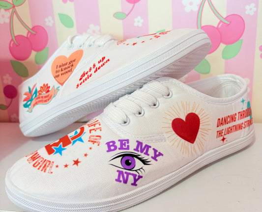 Taylor Swift canvas shoes