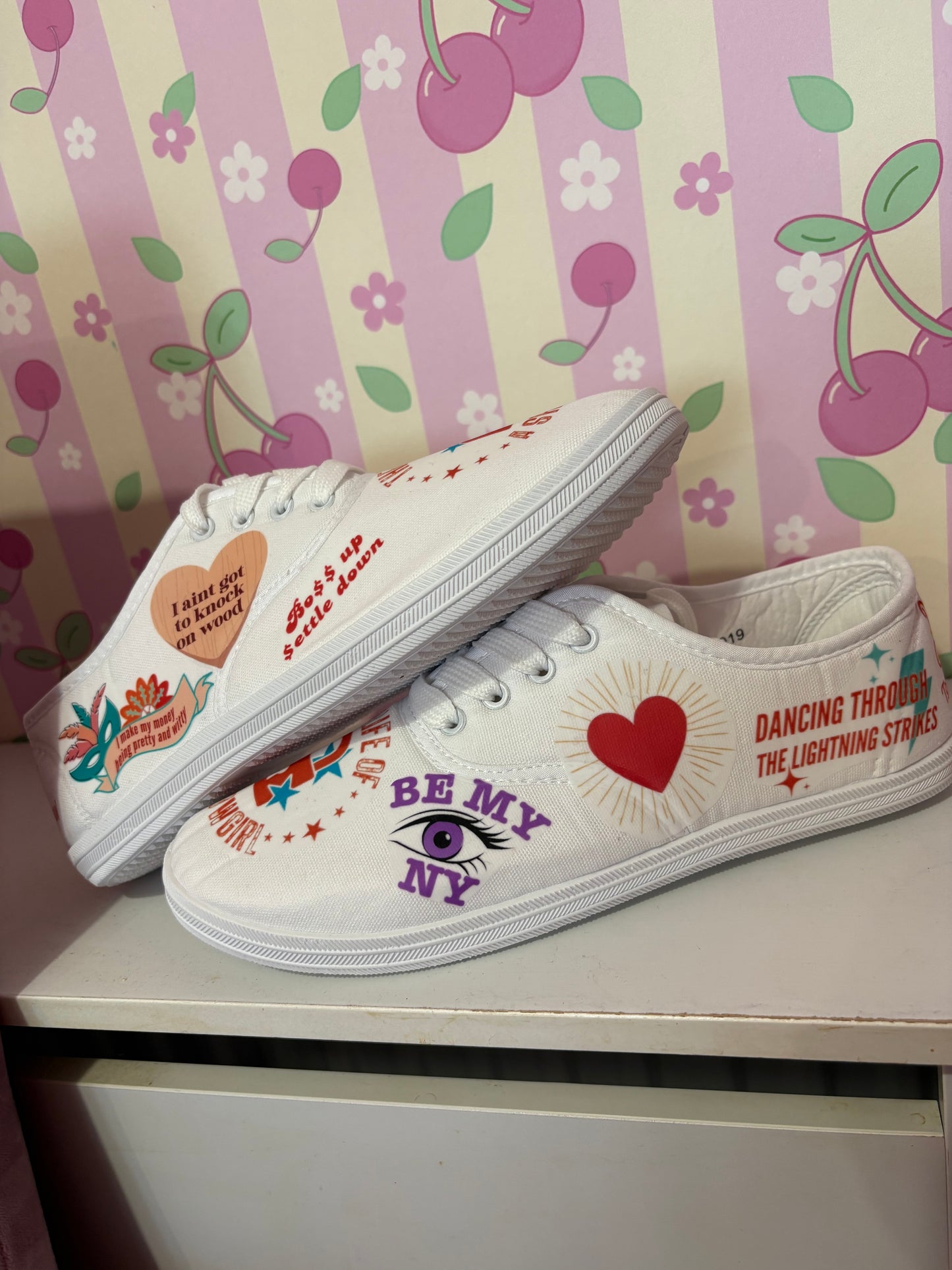 Taylor Swift canvas shoes