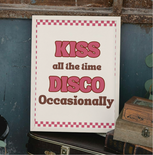 Disco occasionally retro  HS Print