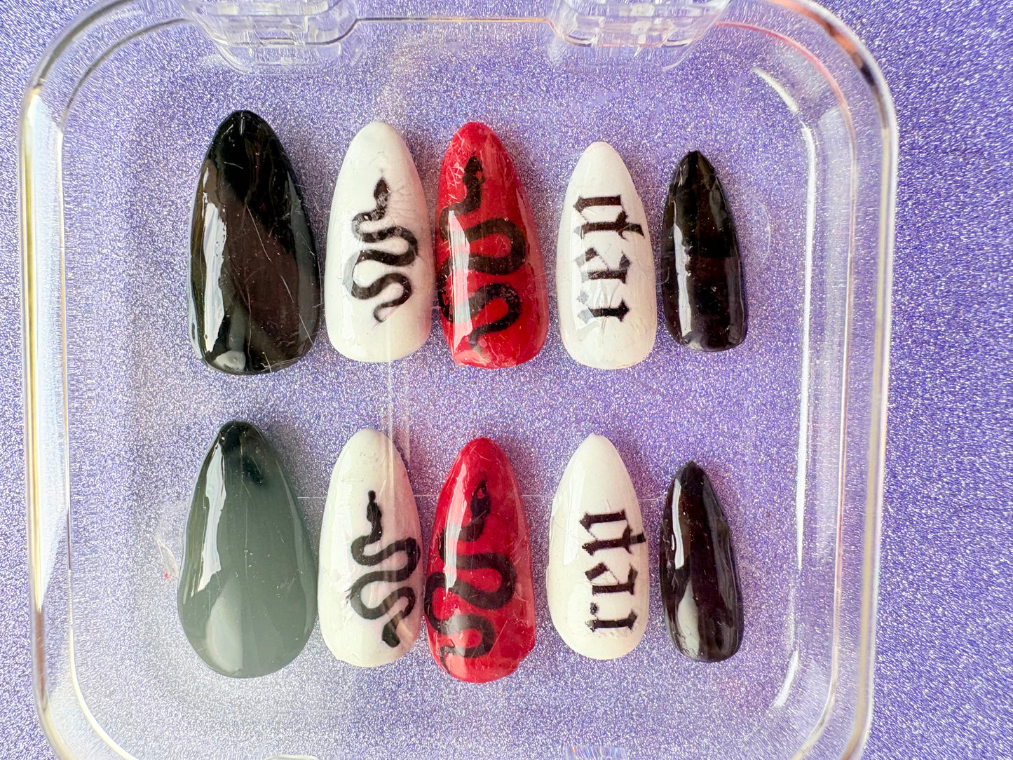 Stick on gel nails
