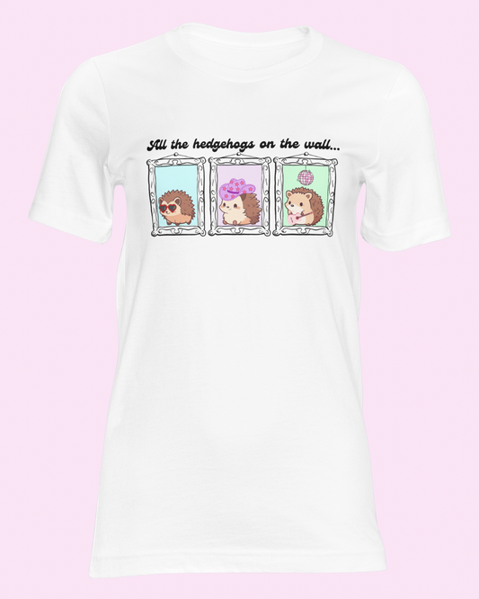 Taylor Swift inspired funny lyric shirt hedgehogs on the wall