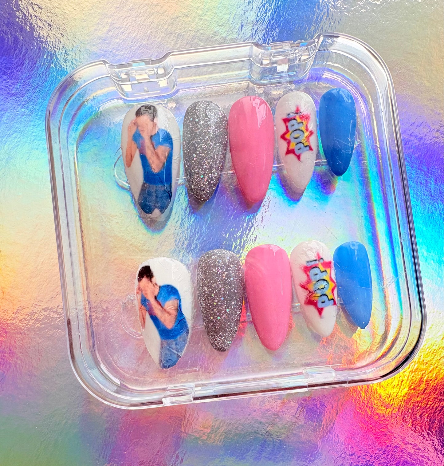 Stick on gel nails