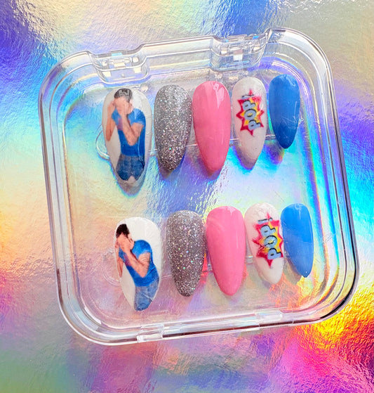Stick on gel nails