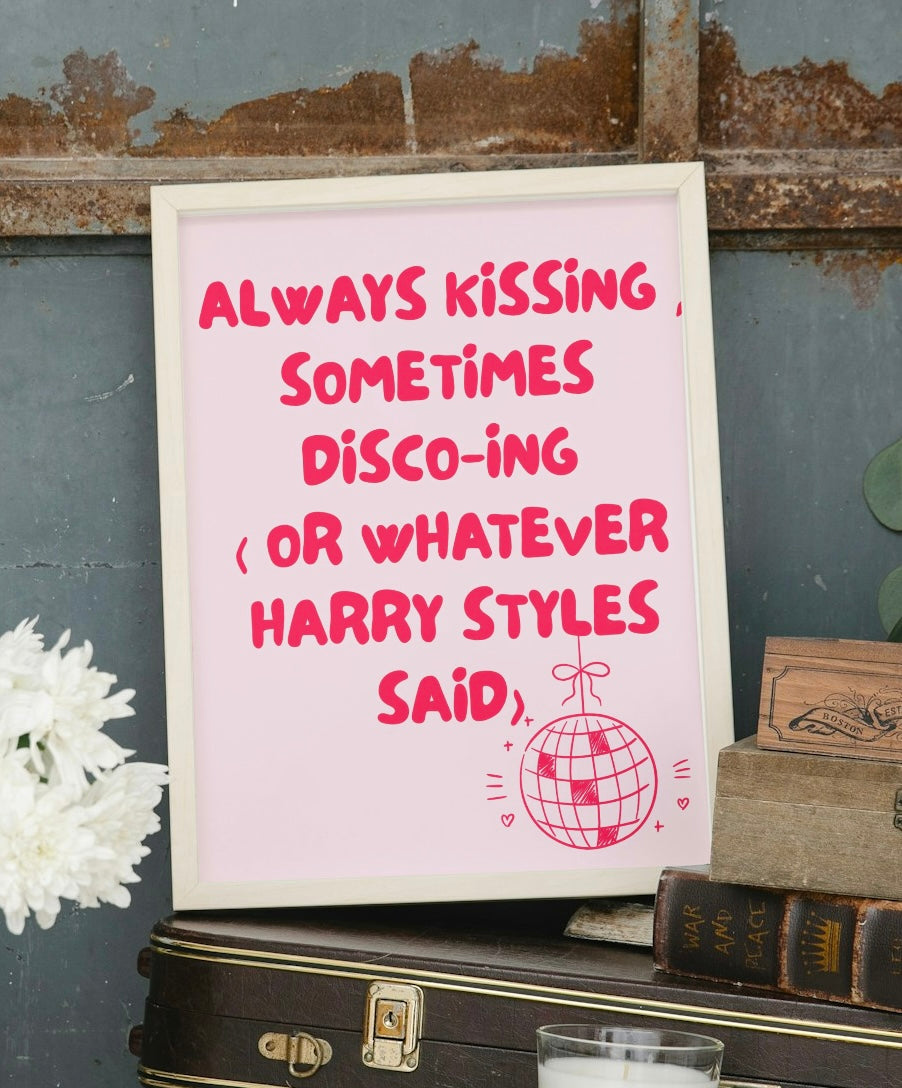 What Harry said print