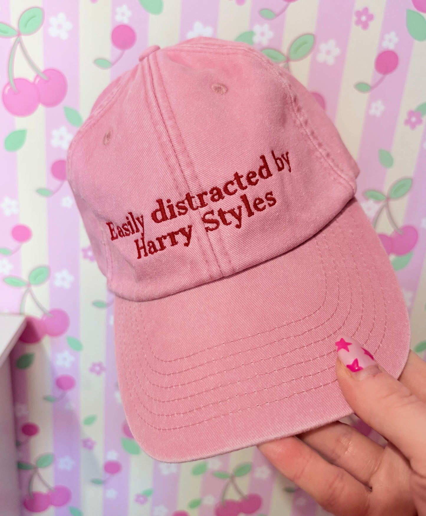 Easily distracted by Harry Styles cap