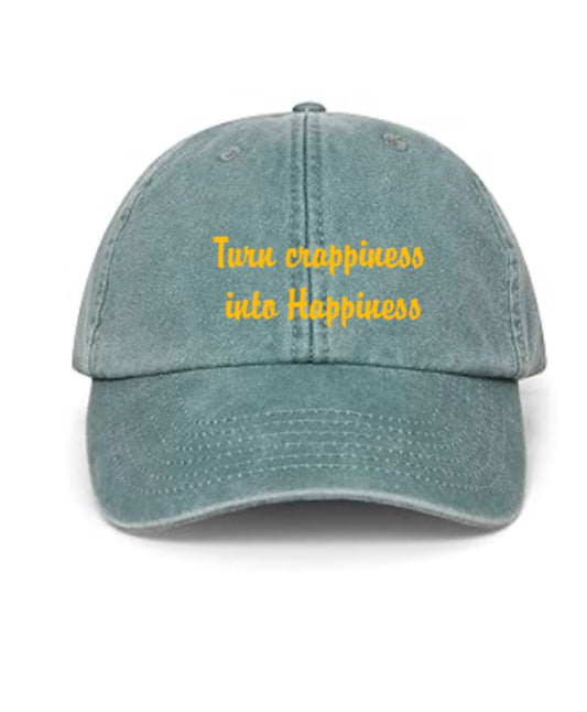 Crappiness into happiness cap