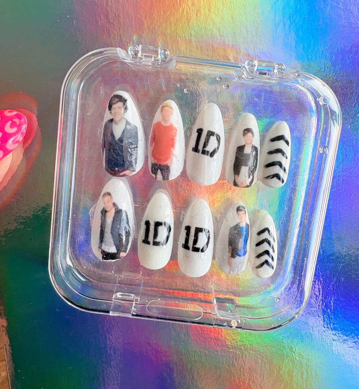 Stick on gel nails