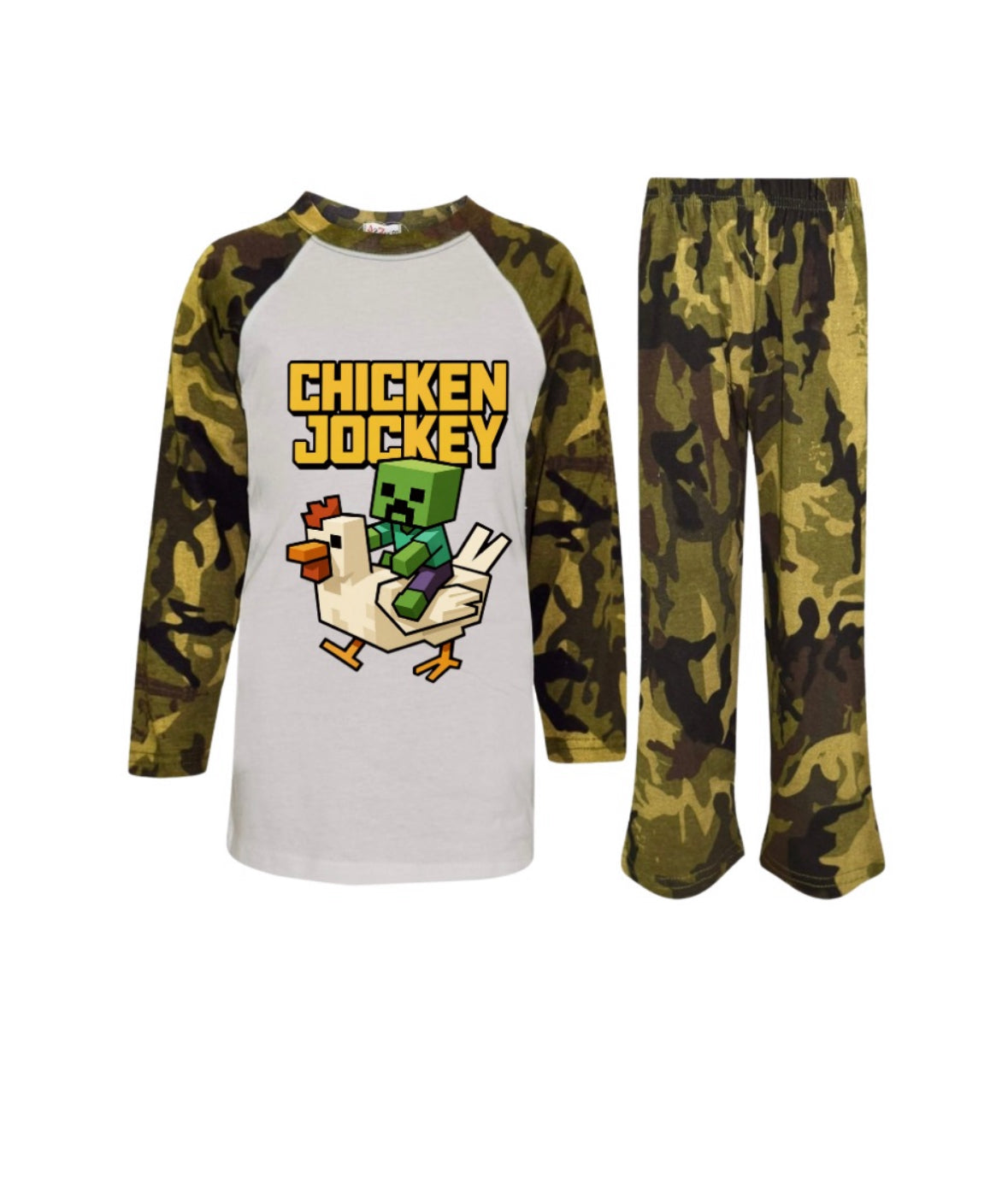 Minecraft inspired pyjamas
